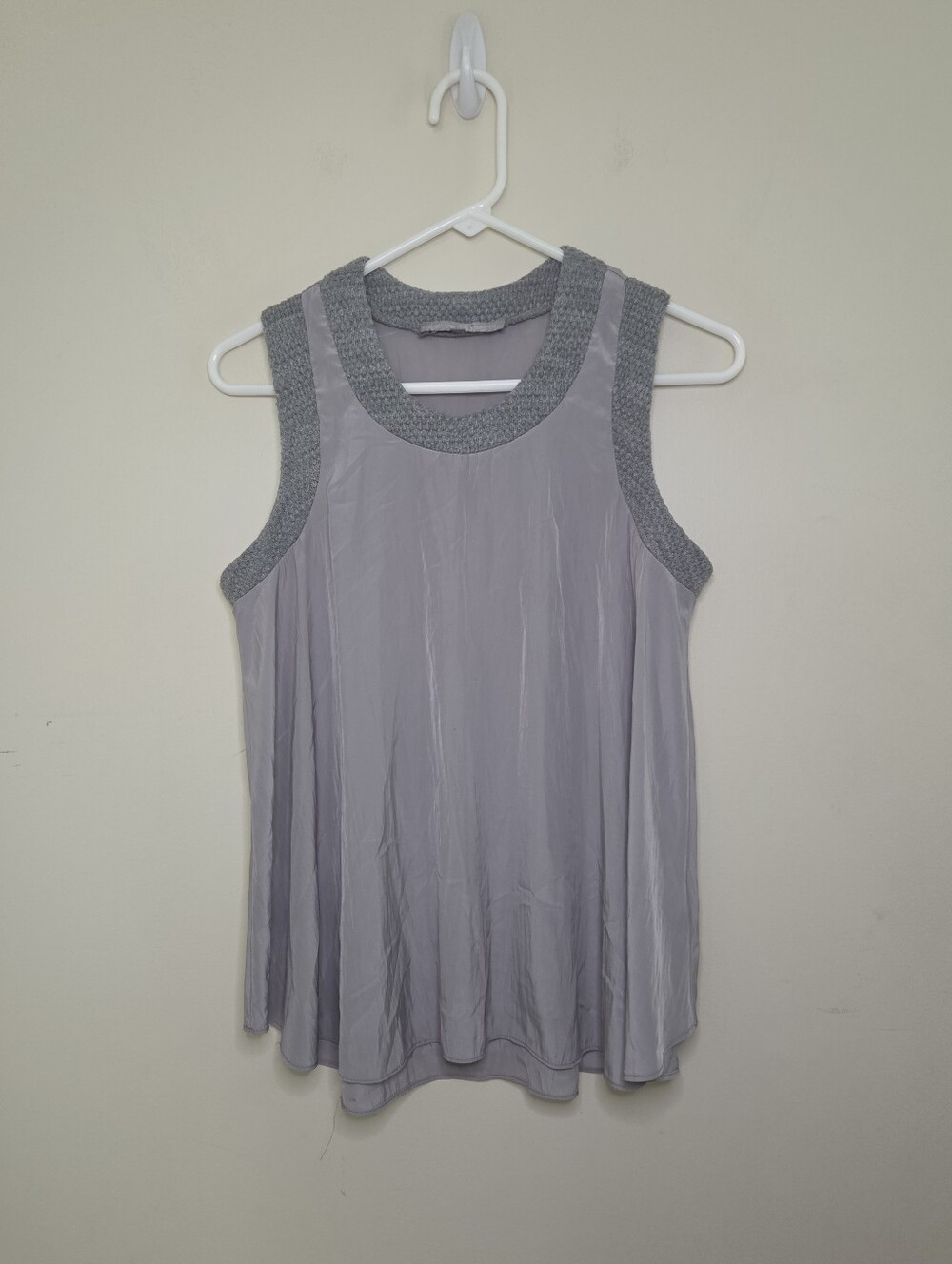 Women's Lola & Sophie Gray Sleeveless Top Sz XS